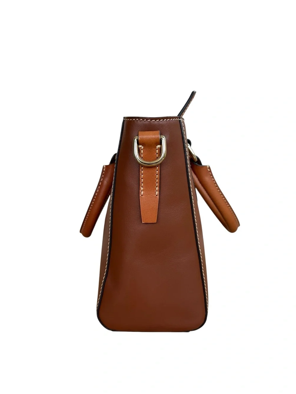 Dooney & Bourke Wexford Leather Small Heidi Satchel in Chestnut Brown K2625845